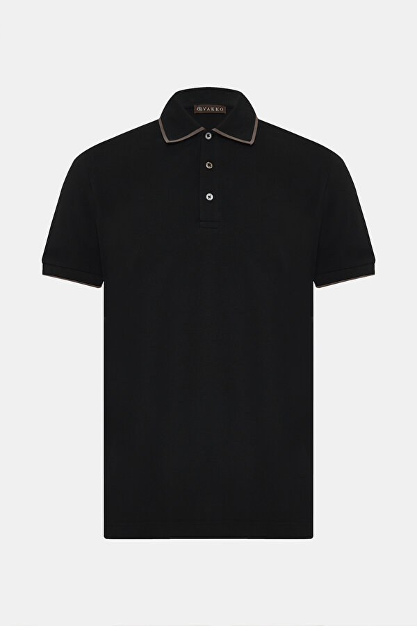 MINK POLO NECK SHORT SLEEVE TSHIRT