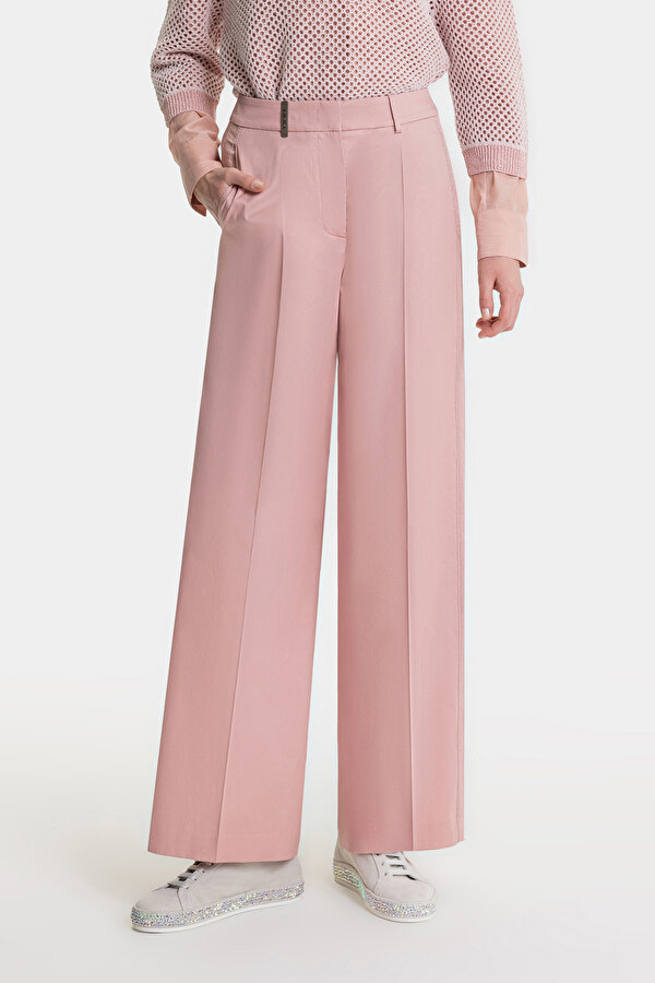 DRIED ROSE WIDE LEG TROUSERS 2