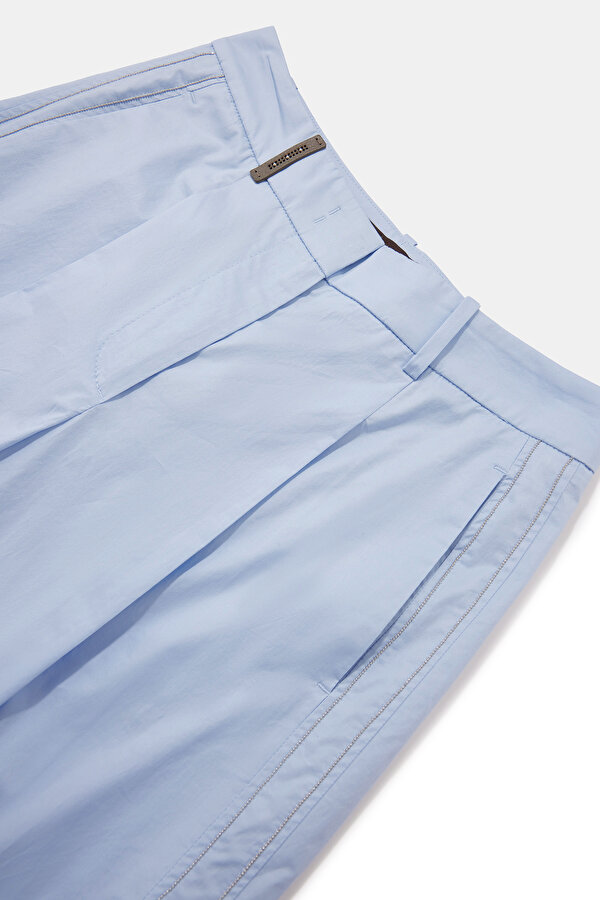 BLUE WIDE LEG TROUSERS 7