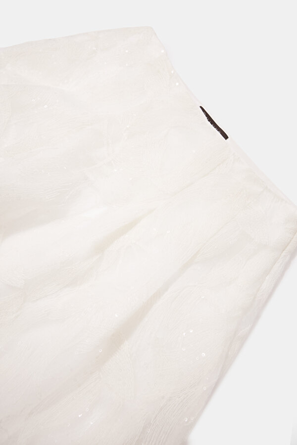ECRU MIDI SKIRT 7