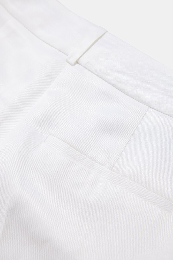 ECRU WIDE LEG TROUSERS 7