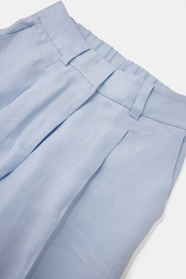 BLUE WIDE LEG TROUSERS 6