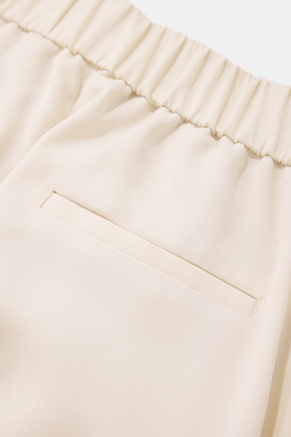 BEIGE WIDE LEG TROUSERS 6