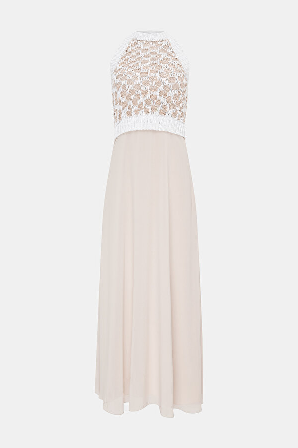 WHITE SLEEVELESS DRESS 7