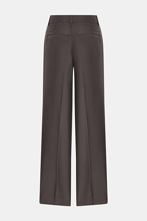 BROWN WIDE LEG TROUSERS 6