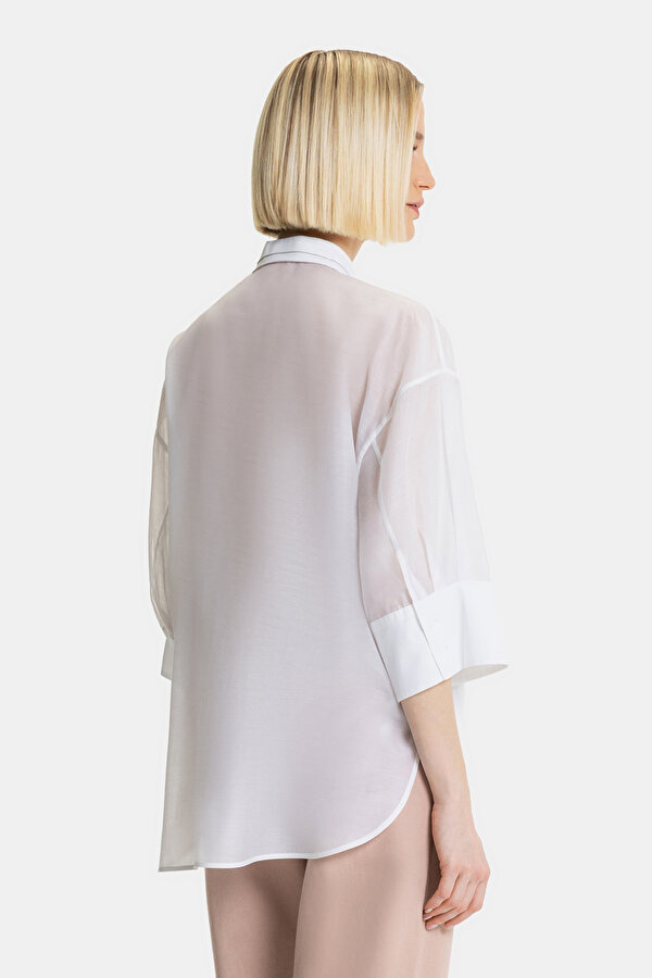 ECRU 3/4 SLEEVES SHIRT 2
