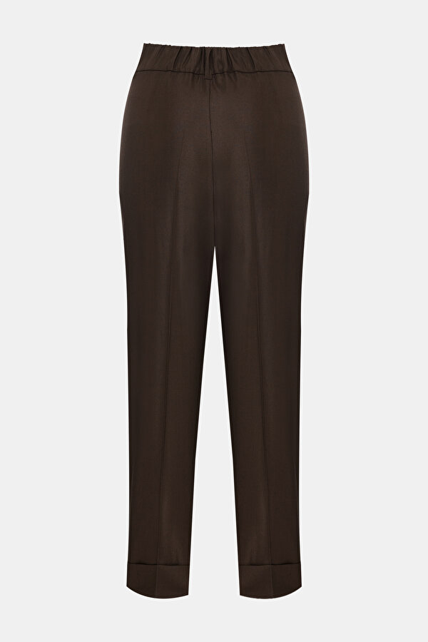 BROWN WIDE LEG TROUSERS 6