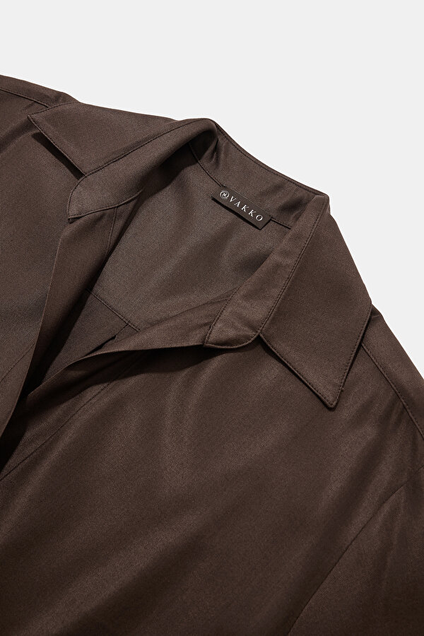 BROWN LONG SLEEVE SHIRT 11