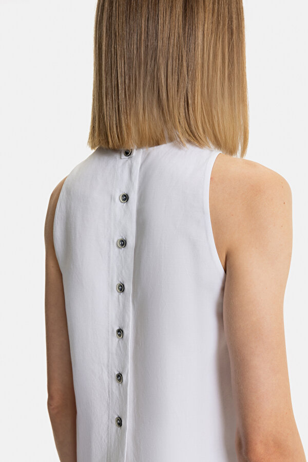 BEIGE SLEEVELESS BLOUSE 6