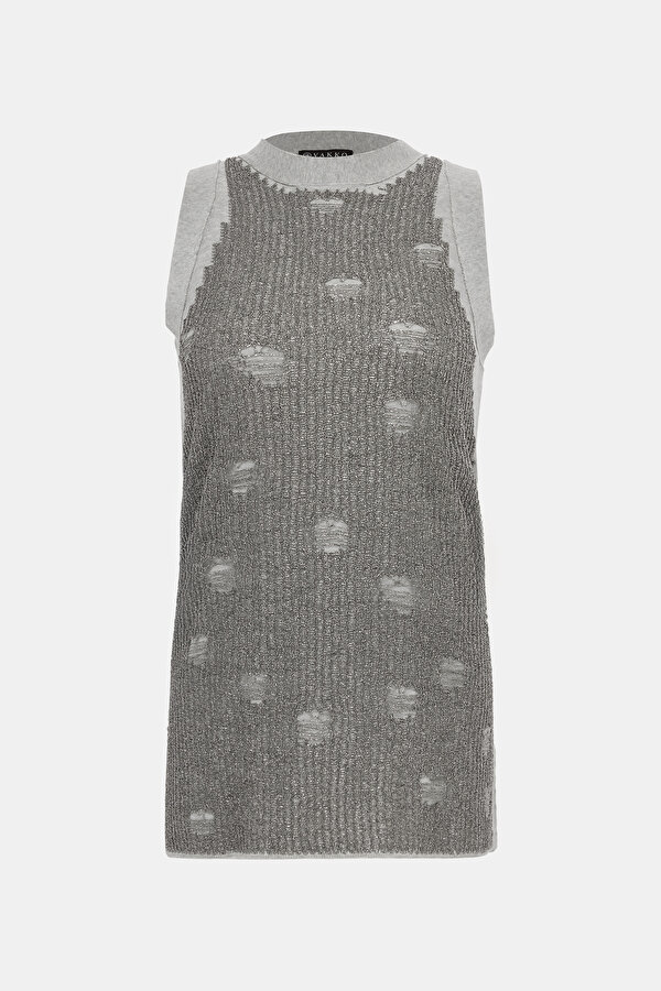 SILVER BASIC / ROUND NECKLINE TRICOT 7