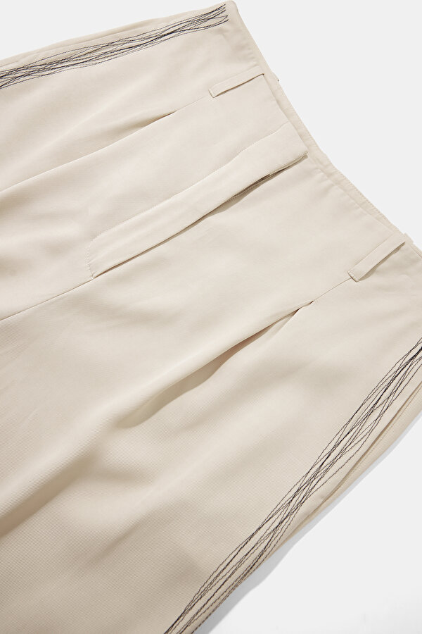 BLACK WIDE LEG TROUSERS 7