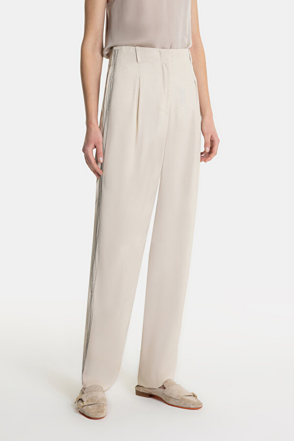 BLACK WIDE LEG TROUSERS 2