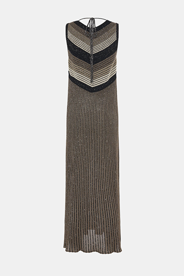BEIGE SLEEVELESS DRESS 7
