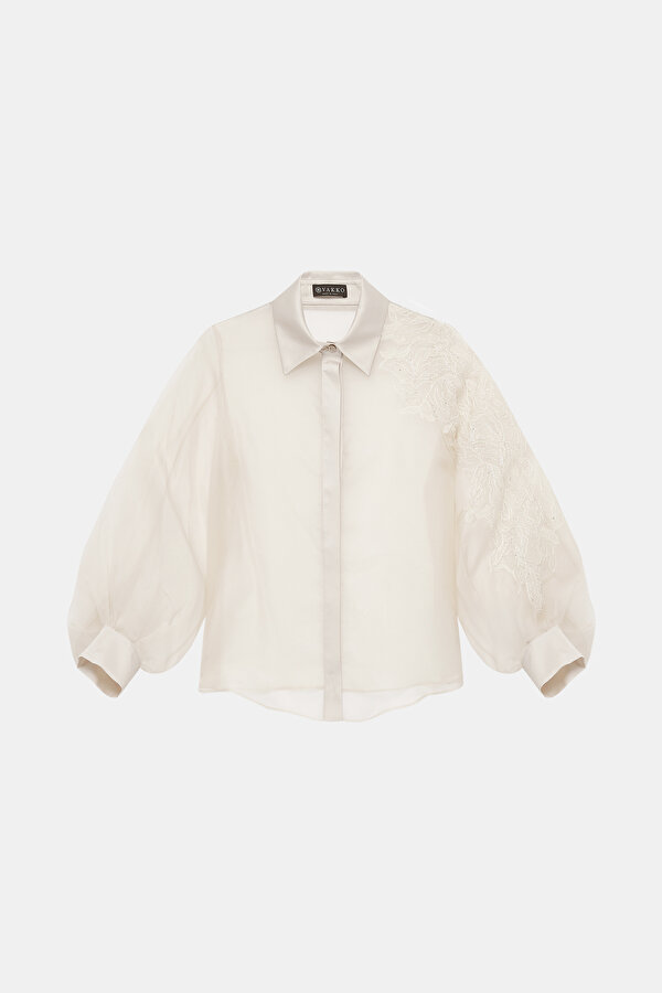 BEIGE LONG SLEEVE SHIRT 7
