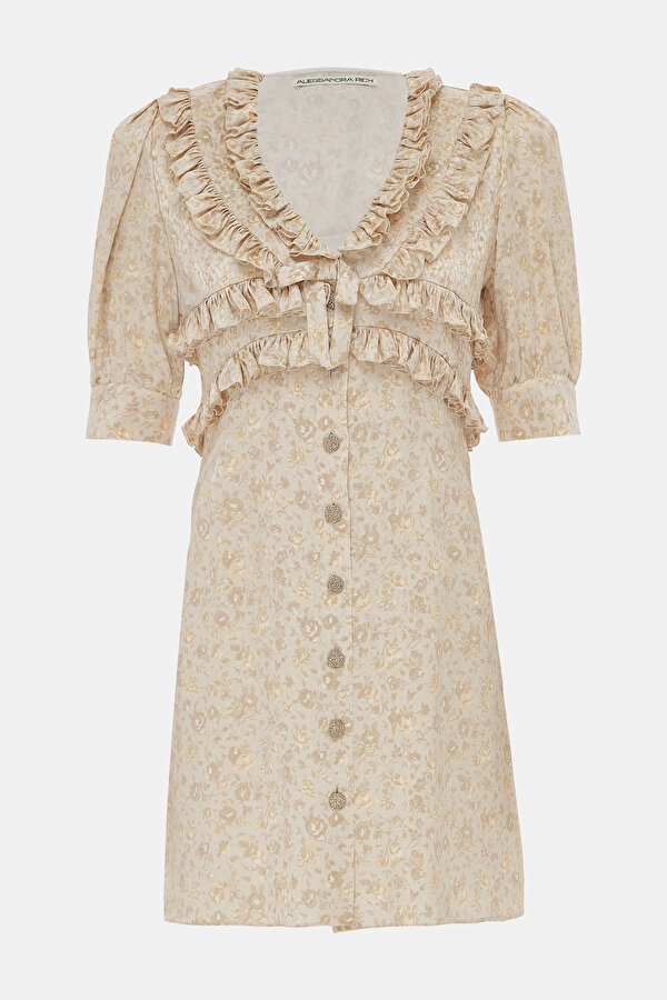 CREAM MİNİ DRESS