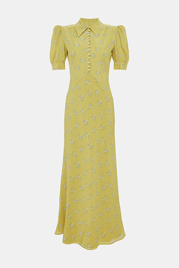 MUSTARD MİDİ DRESS