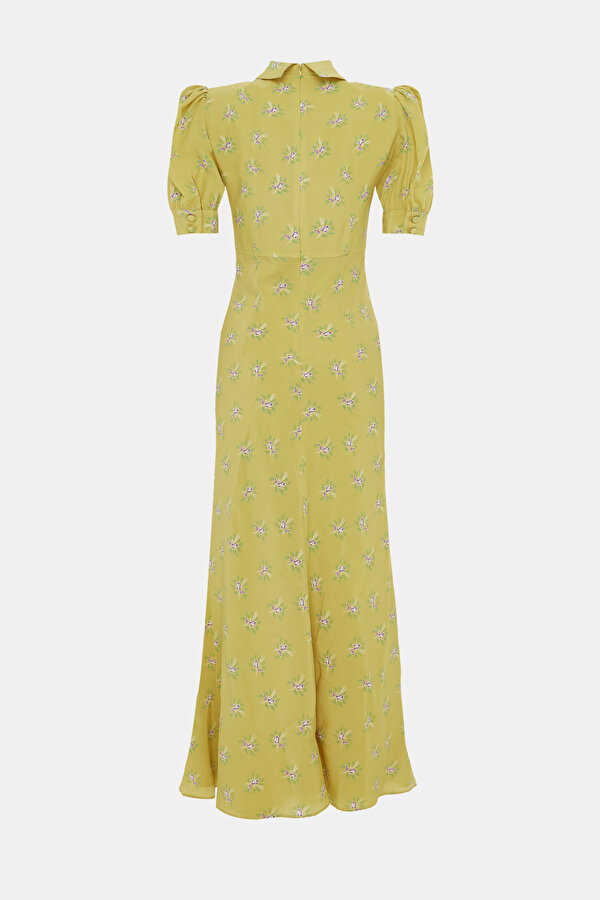 MUSTARD MİDİ DRESS 2