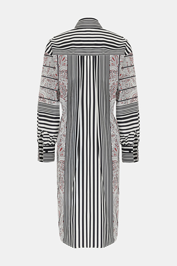 RED LONG SLEEVE ABOVE THE KNEE DRESS 7