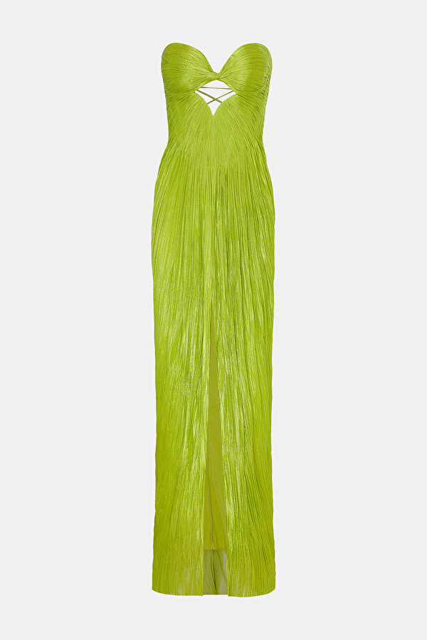 GREEN SLEEVELESS DRESS 7