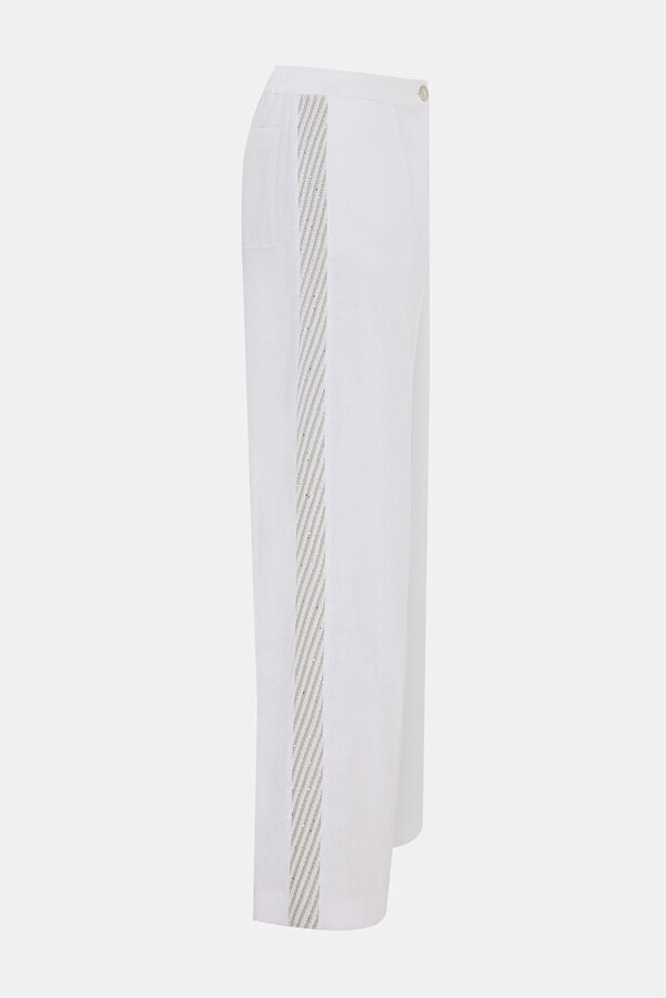 GREY WIDE LEG TROUSERS 7