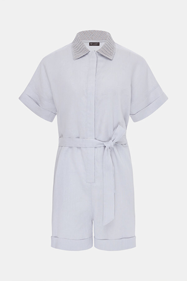 GREY SHORT SLEEVE JUMPSUIT 7