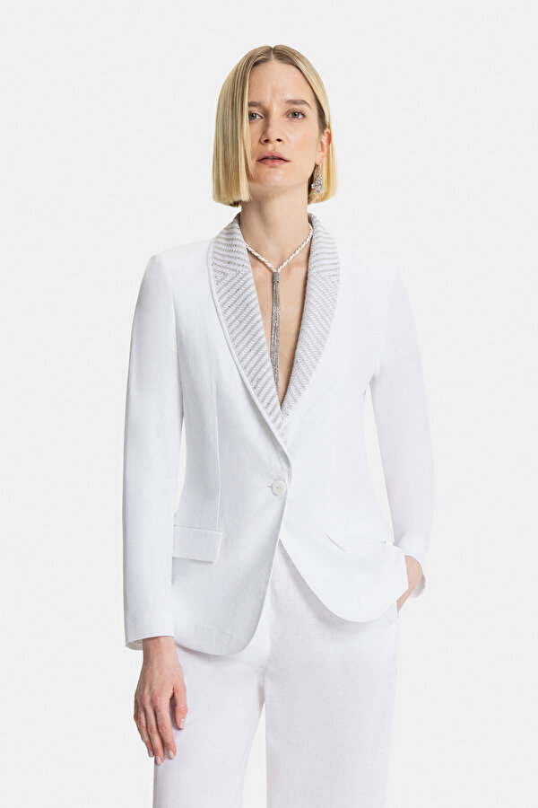 GREY SHAWL COLLAR JACKET