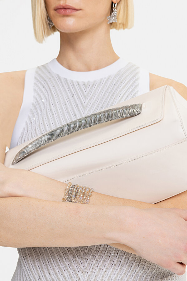 GREY BASIC / ROUND NECKLINE SLEEVELESS BLOUSE 7