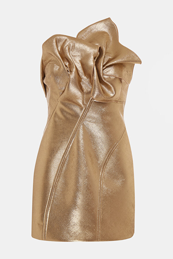 GOLD MINI DRESS