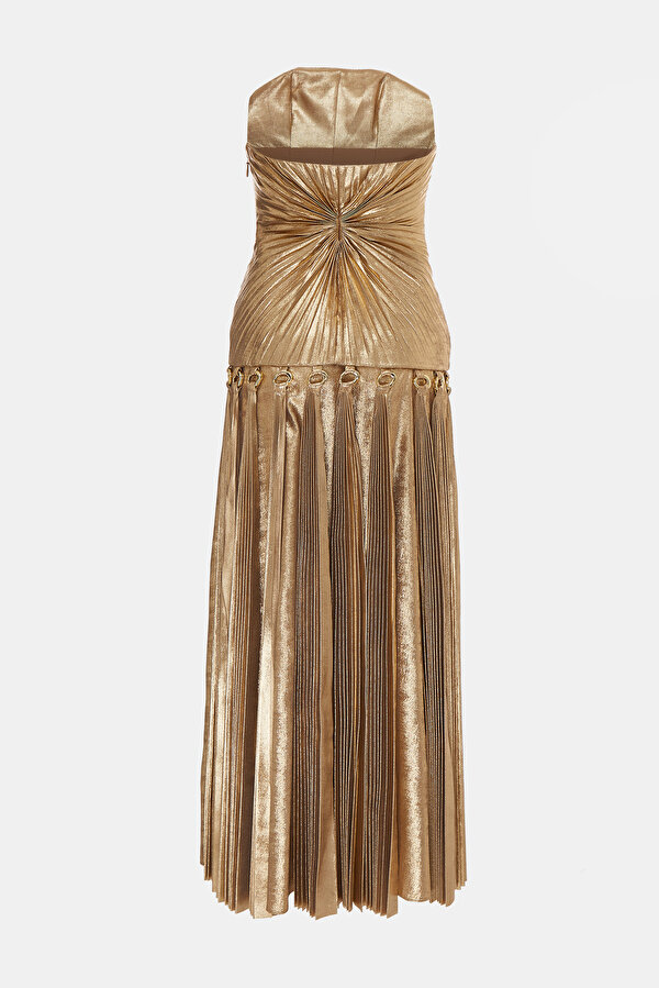 GOLD MAXI DRESS 2