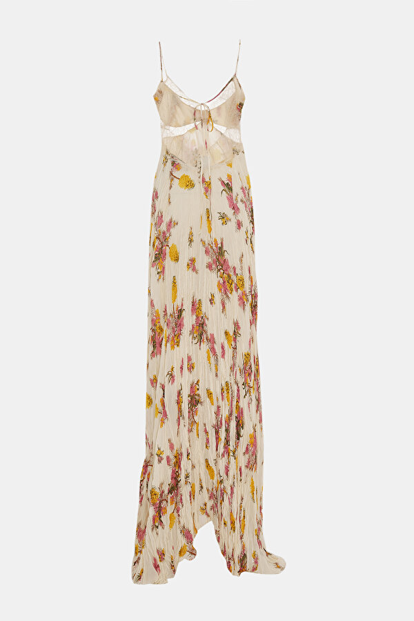 MULTICOLOR FLORAL PATTERN DRESS 2