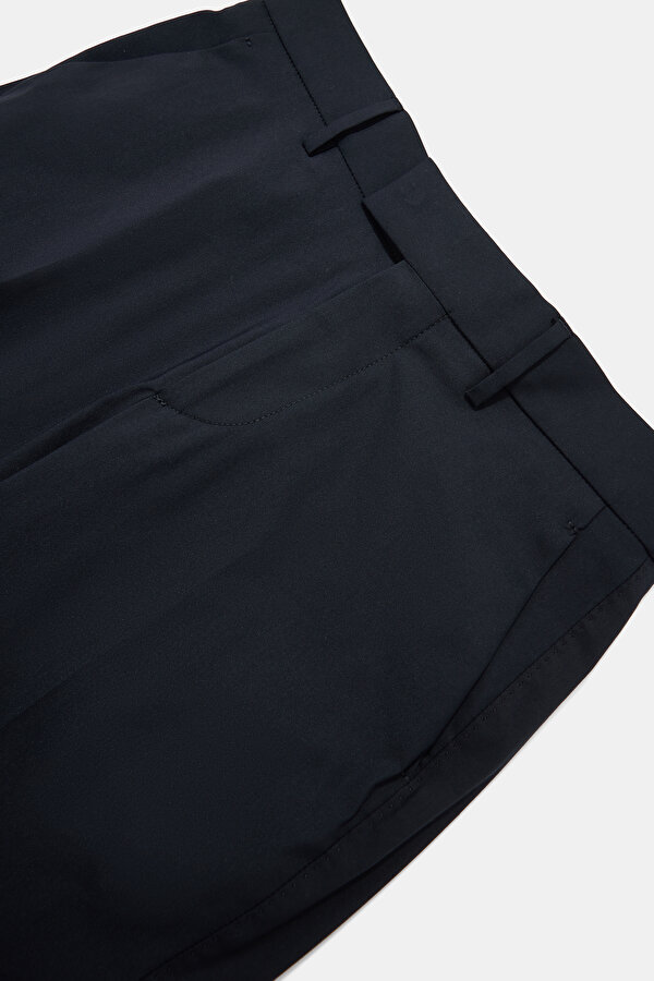 NAVY BLUE SKINNY LEG TROUSERS 6