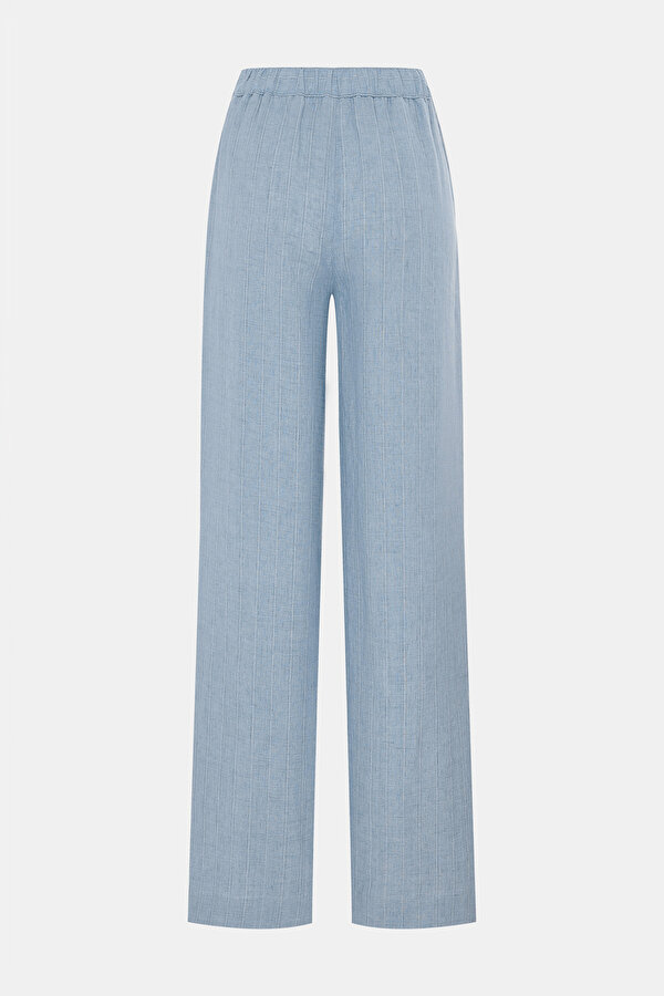 SILVER WIDE LEG TROUSERS 6