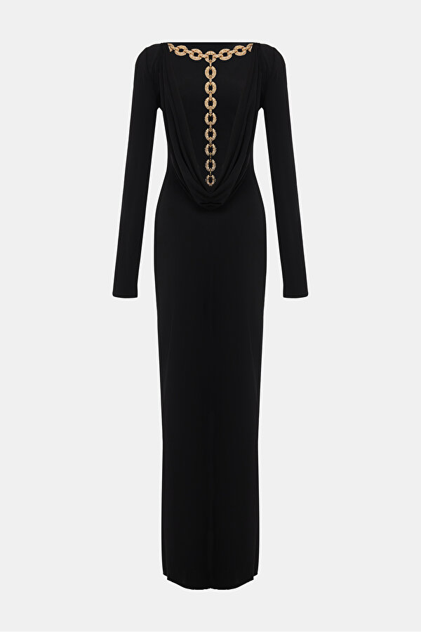 BLACK MAXİ DRESS 2