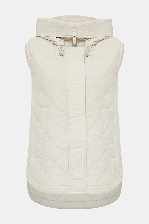 BEIGE HOODIE VEST 7