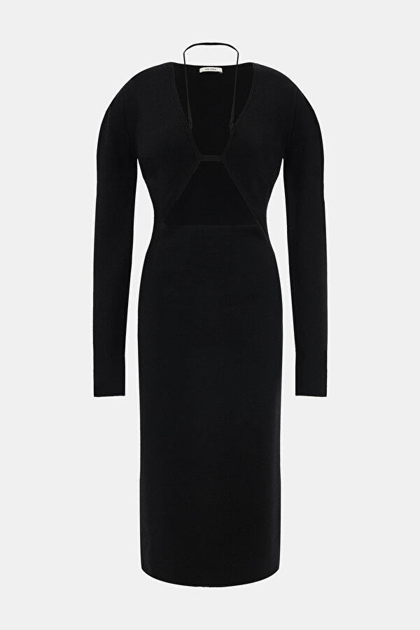 BLACK MİDİ DRESS