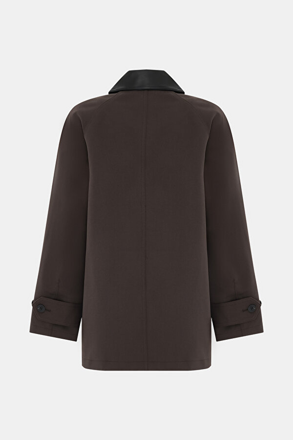 BROWN REEFER JACKET 2
