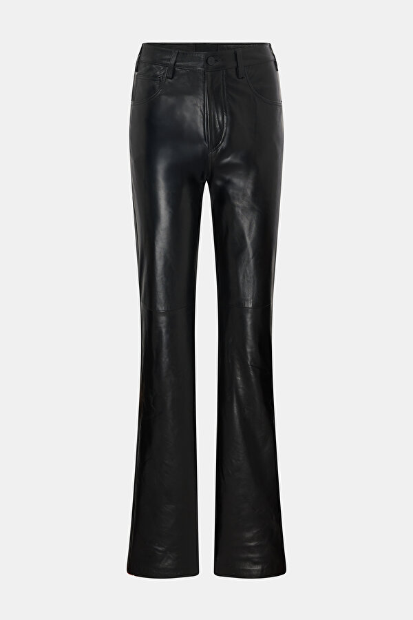 BLACK LEATHER TROUSERS