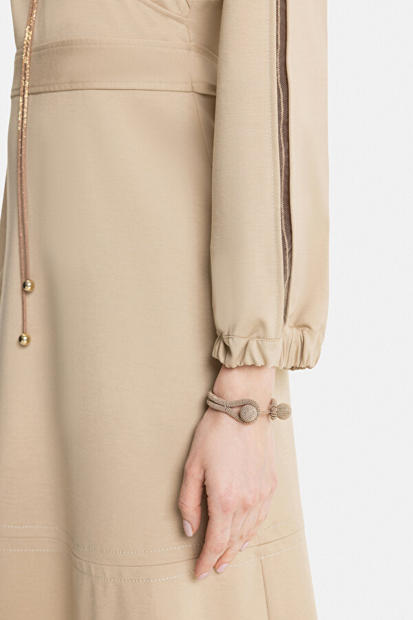 CAMEL LONG SLEEVE DRESS 6