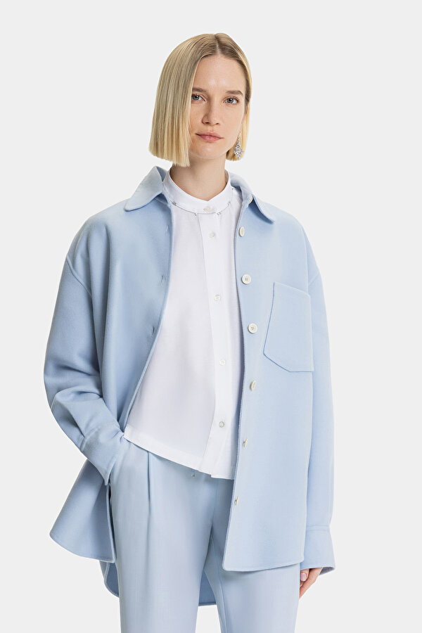 BLUE LONG SLEEVE SHIRT