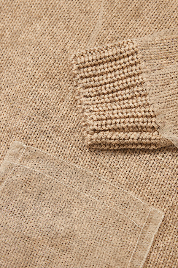 CAMEL V NECK TRICOT 12