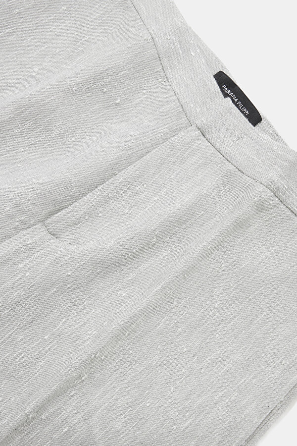 WHITE STRAIGHT CUT TROUSERS 7
