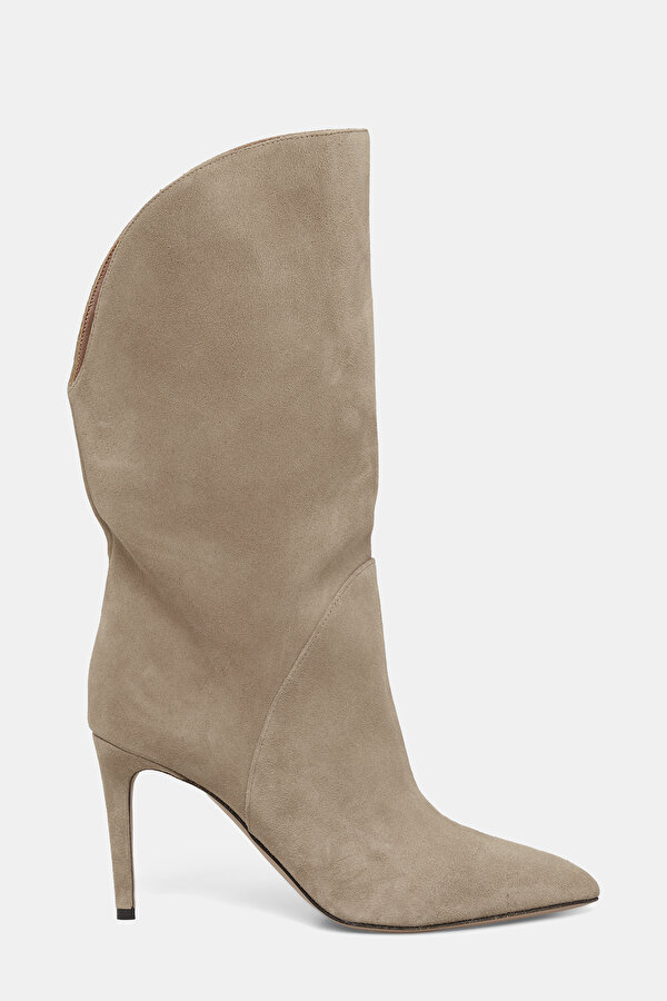 BEIGE LEATHER BOOT