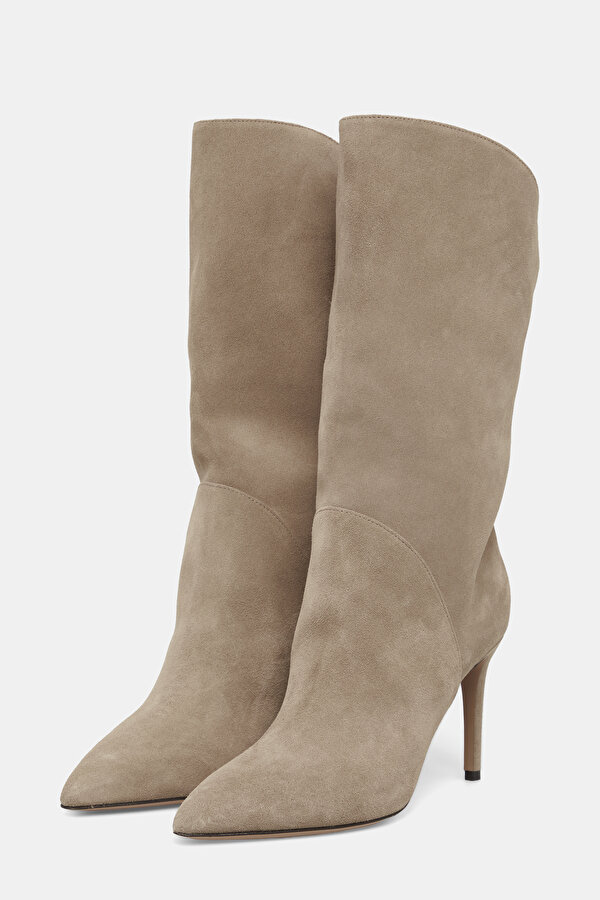 BEIGE LEATHER BOOT 2