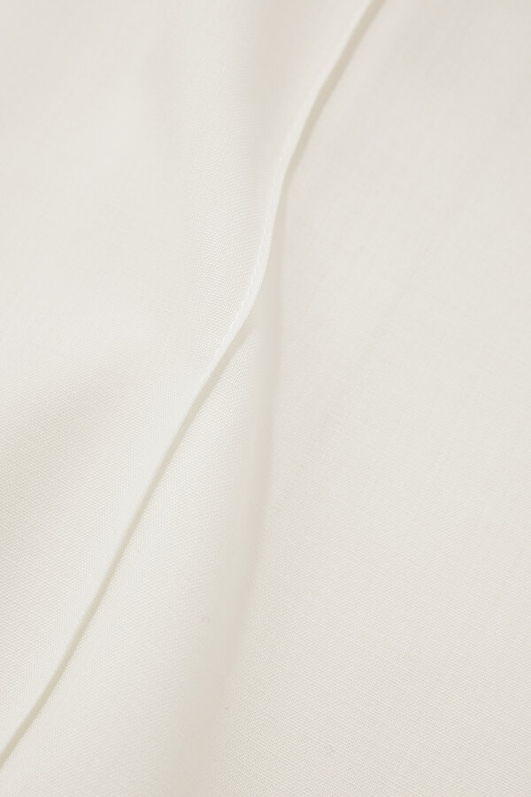 ECRU WIDE LEG TROUSERS 7