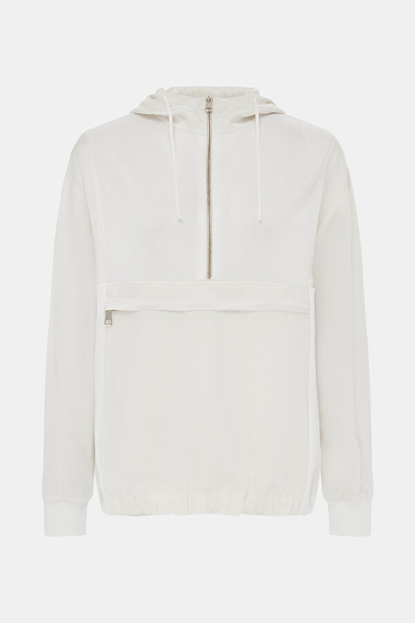 ECRU HOODIE SWEATSHIRT 6