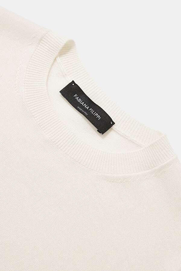 ECRU BASIC / ROUND NECKLINE TRICOT 7