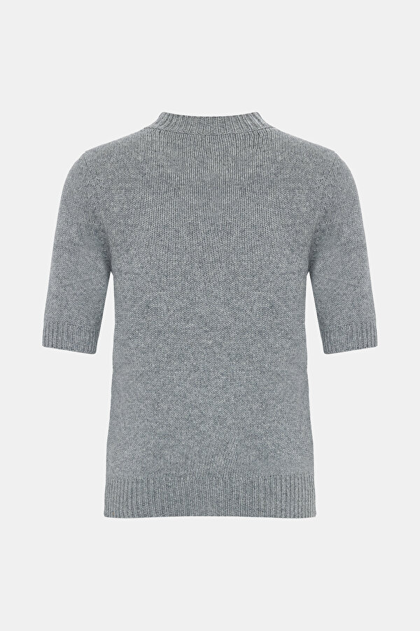 DARK GREY BASIC / ROUND NECKLINE TRICOT 7
