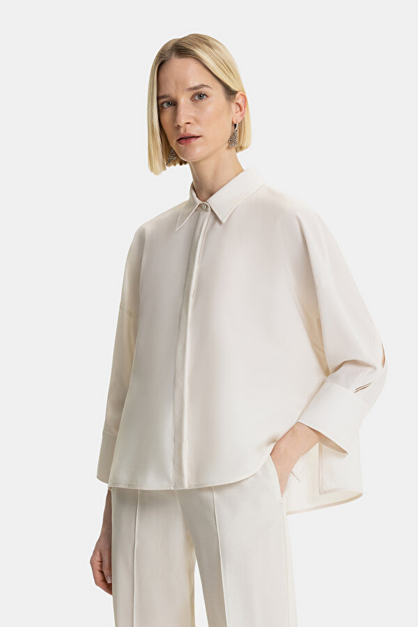 ECRU LONG SLEEVE SHIRT