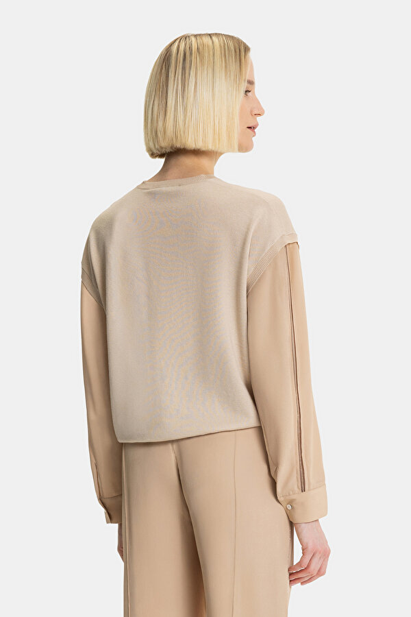 CAMEL BASIC / ROUND NECKLINE TRICOT 2