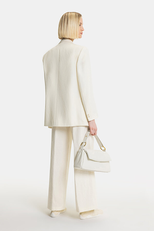 ECRU SURPLICE NECKLINE (CROSS-OVER NECKLINE) JACKET 7